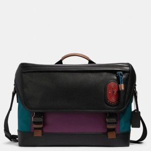NWT COACH Ranger Messenger Colorblock  Coach Patch